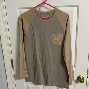 Men’s Dikotomy Long-Sleeve Tee Beige